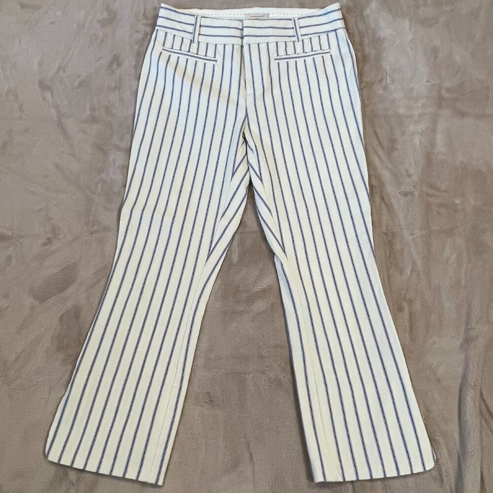 Anthropologie Women’s Essential Slim Fit Cropped Striped Pants